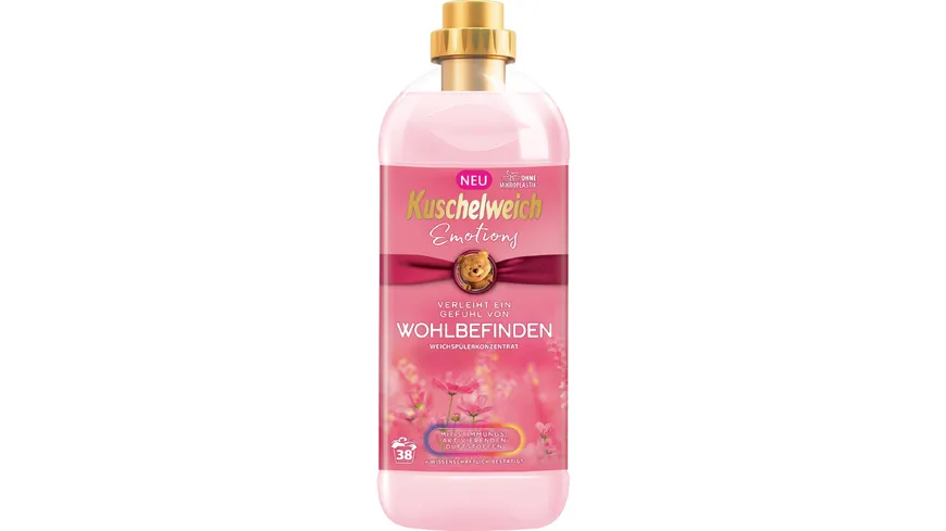 Kuschelweich Weichspüler Emotions Wohlbefinden 1 l
