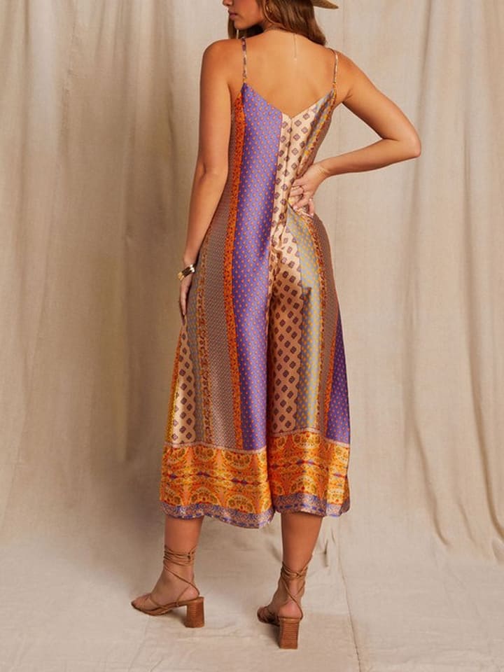 Milan Kiss Kleid in Orange/ Lila günstig kaufen