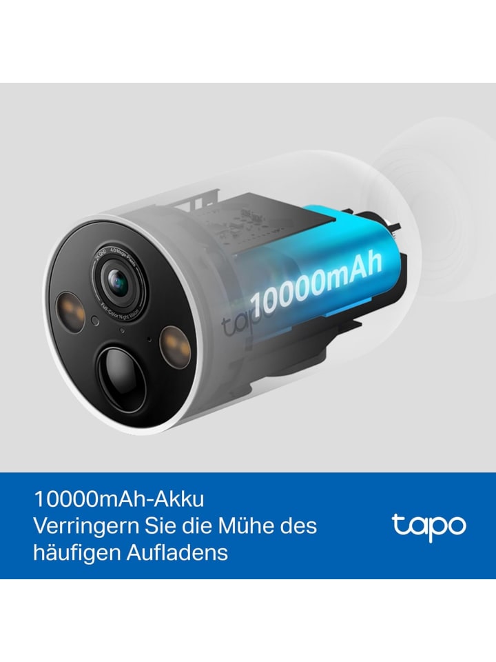 TP-Link Tapo C425 Außenkamera Akku mit Magnetischer Basis, 2K 10000-mAh-Akku günstig kaufen onesize
