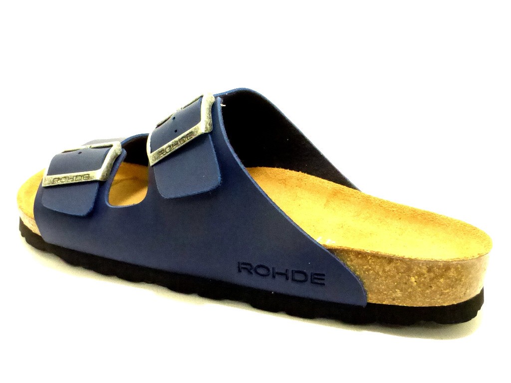 ROHDE Pantoletten blau