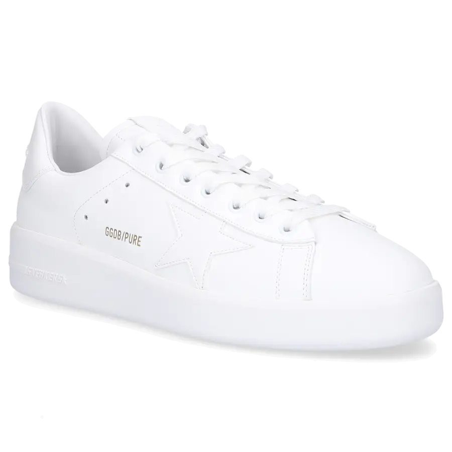 Golden Goose - Sneaker low PURE-STAR Kalbsleder - weiß
