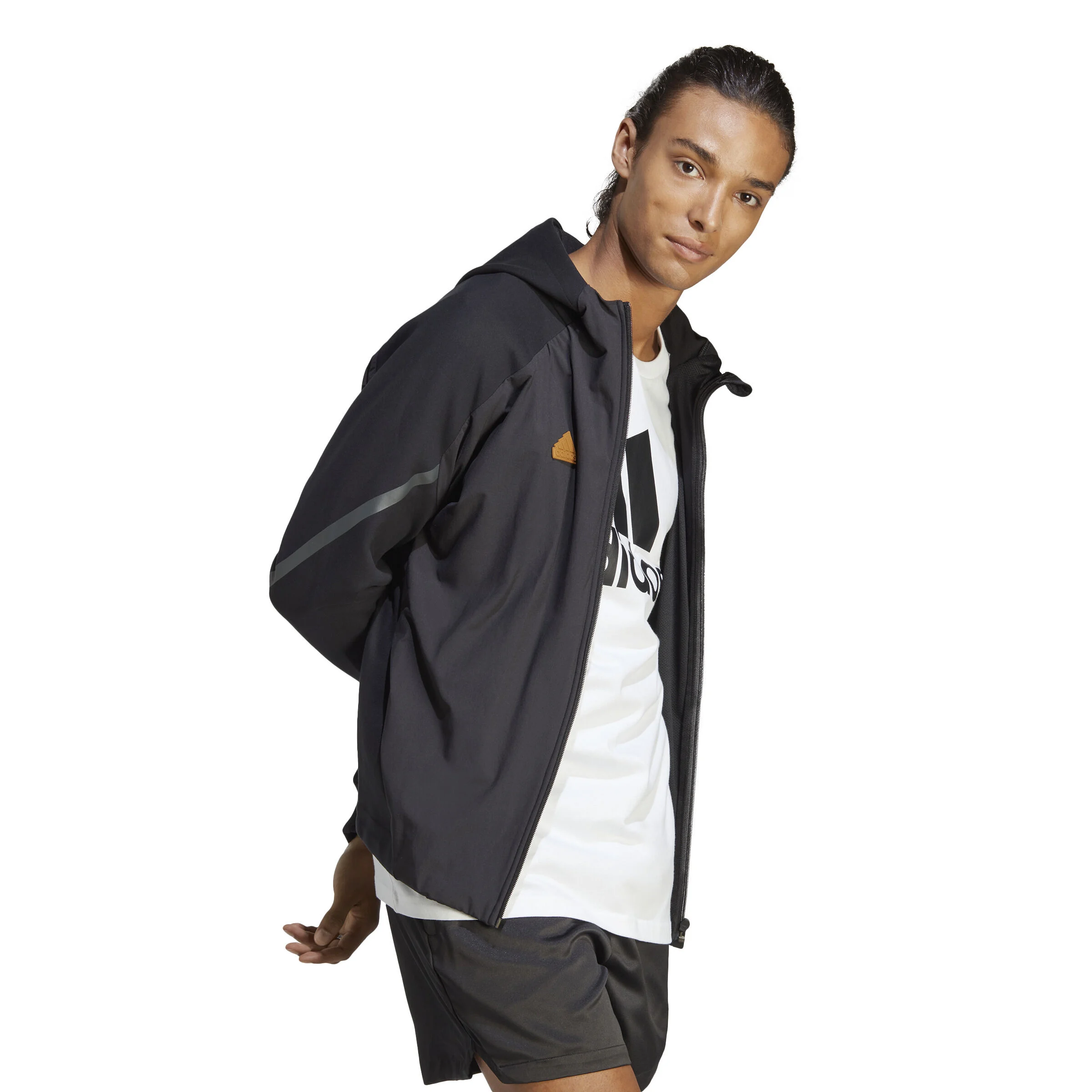 Essentials Single Jersey Big Logo T-Shirt Herren - Weiß, Schwarz