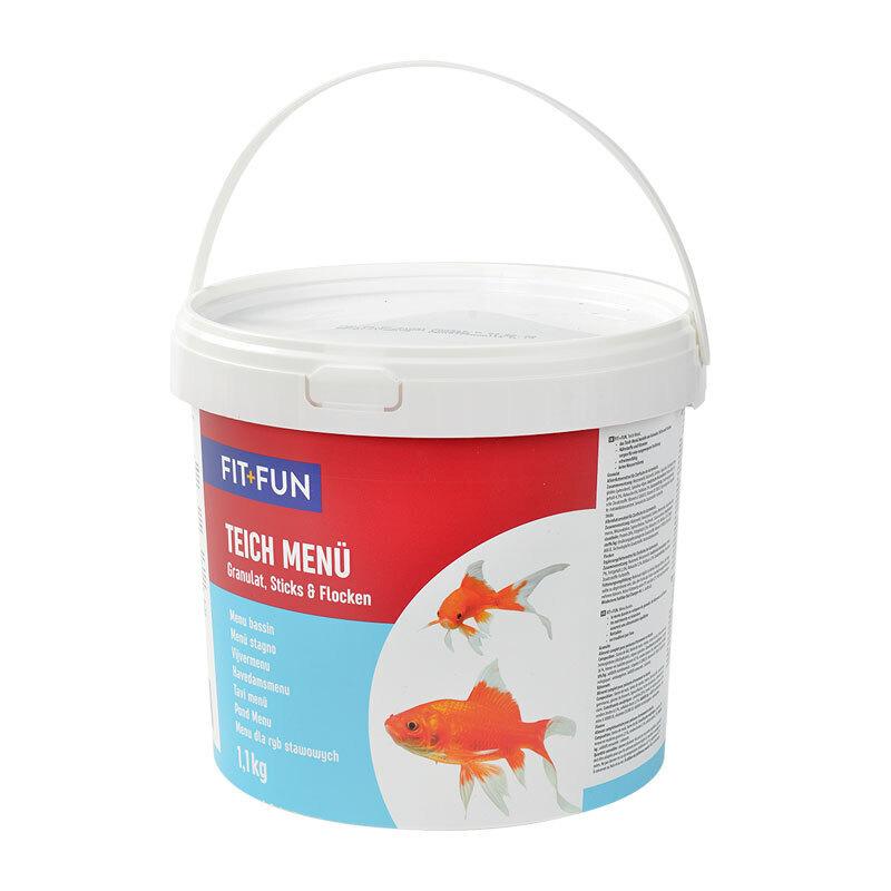 FIT+FUN Hauptfutter FIT+FUN Teich Menü Eimer 1,1,kg