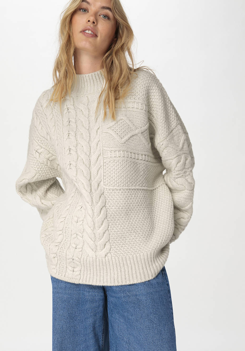 WUNDERKIND X HESSNATUR Pullover aus reiner Merinowolle