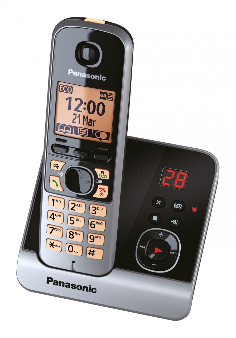 Panasonic KX-TGC420GB Solo Schwarz