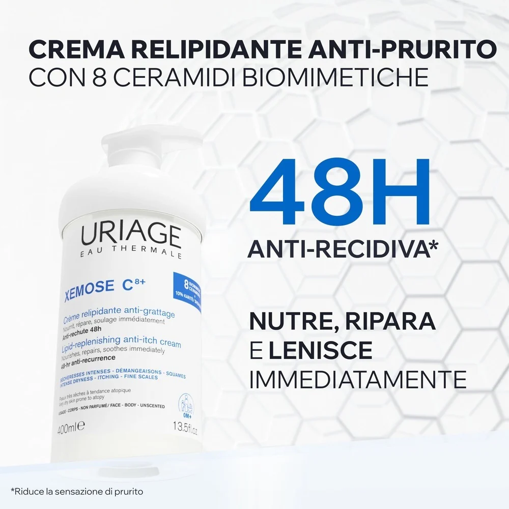 XÉMOSE C8+ Κρέμα Αναπλήρωσης Λιπιδίων κατά των Ερεθισμών - Κρέμα Σώματος