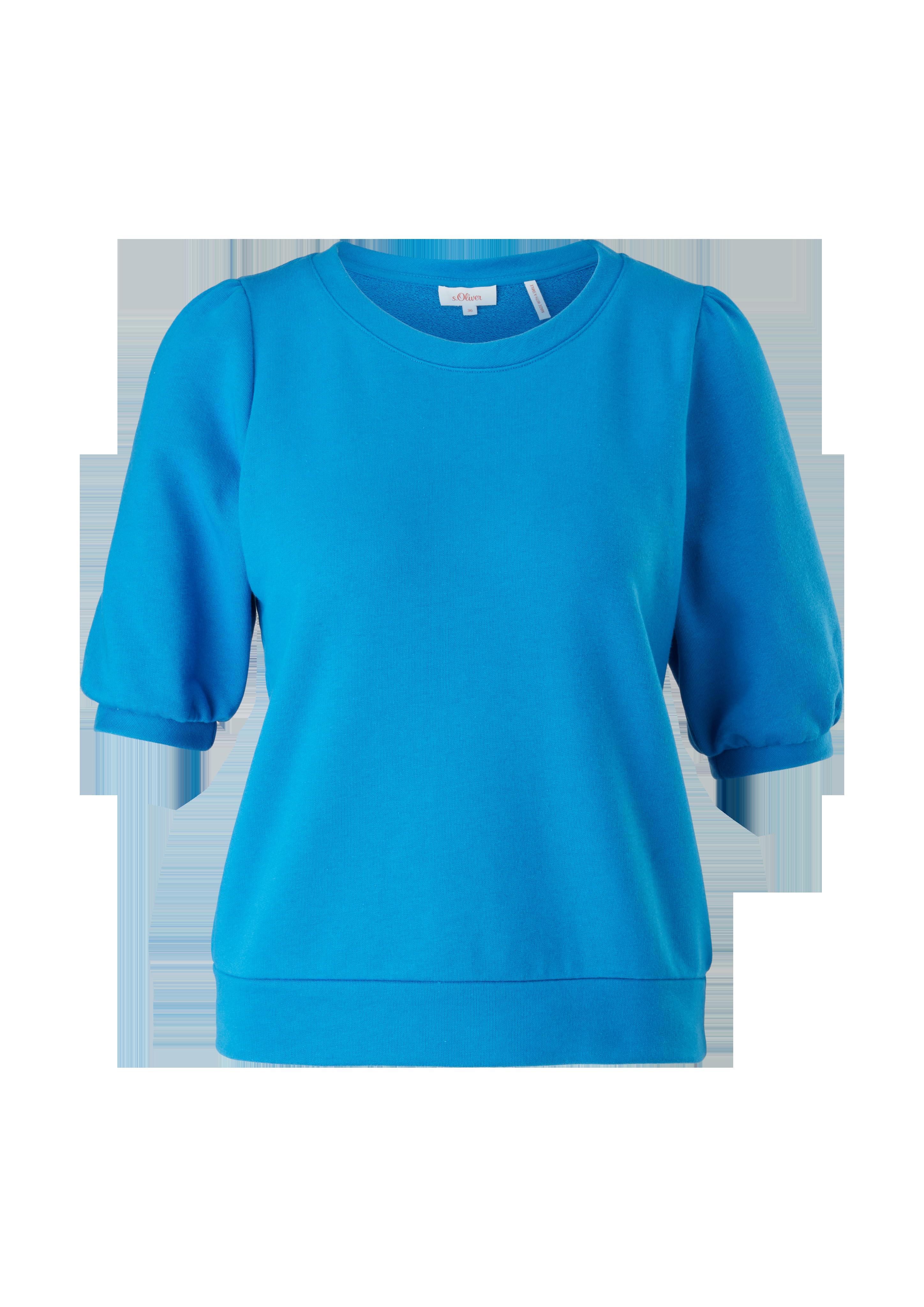 Kurzarmshirt aus Sweat  2125149-5525