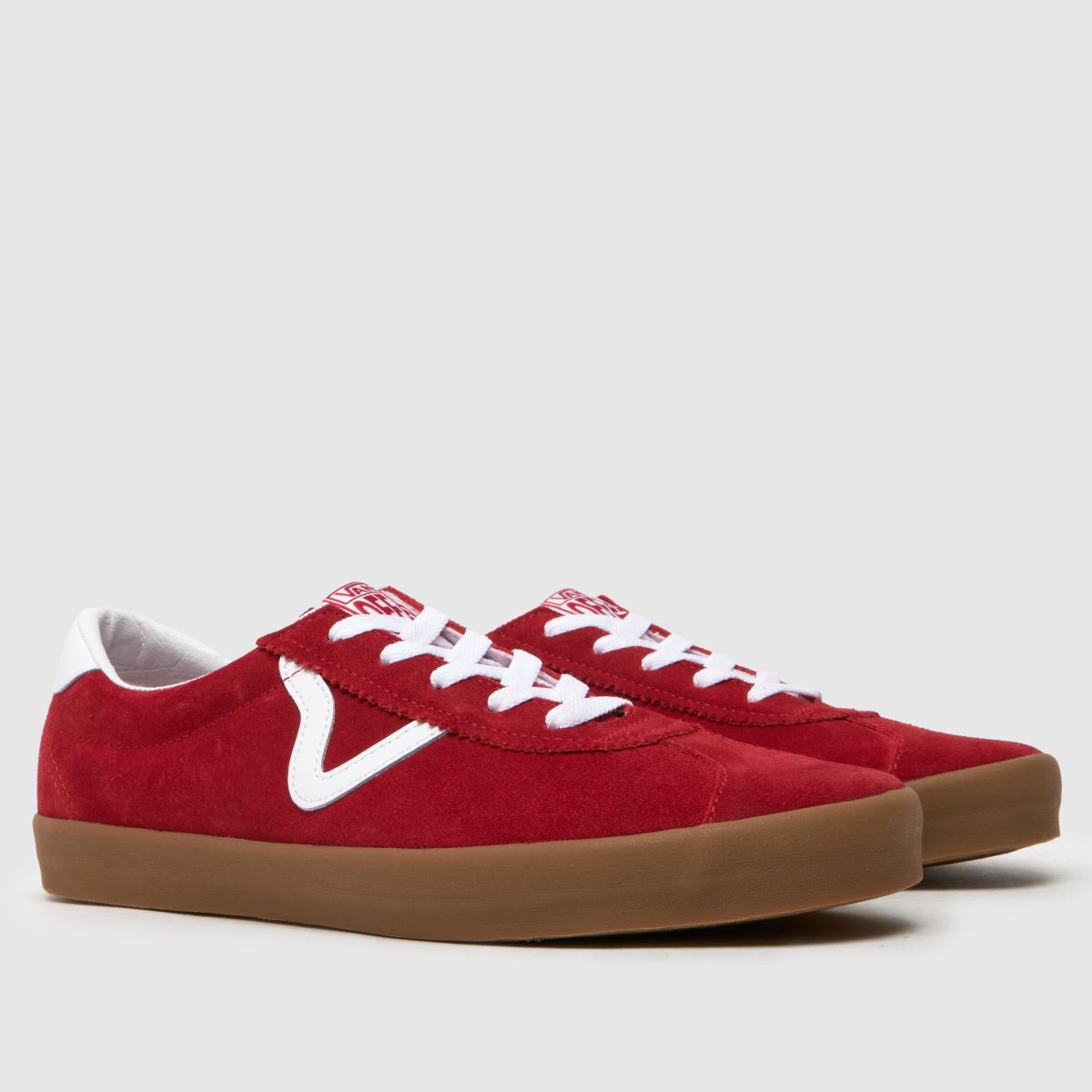 Vans – Röda låga sneakers