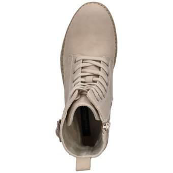 Via della Rosa Schnür Boots in beige