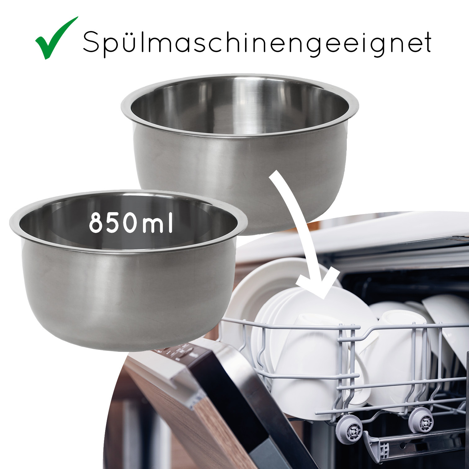 KaraLuna Futternäpfe KaraLuna 2x 850 ml Ersatznapf