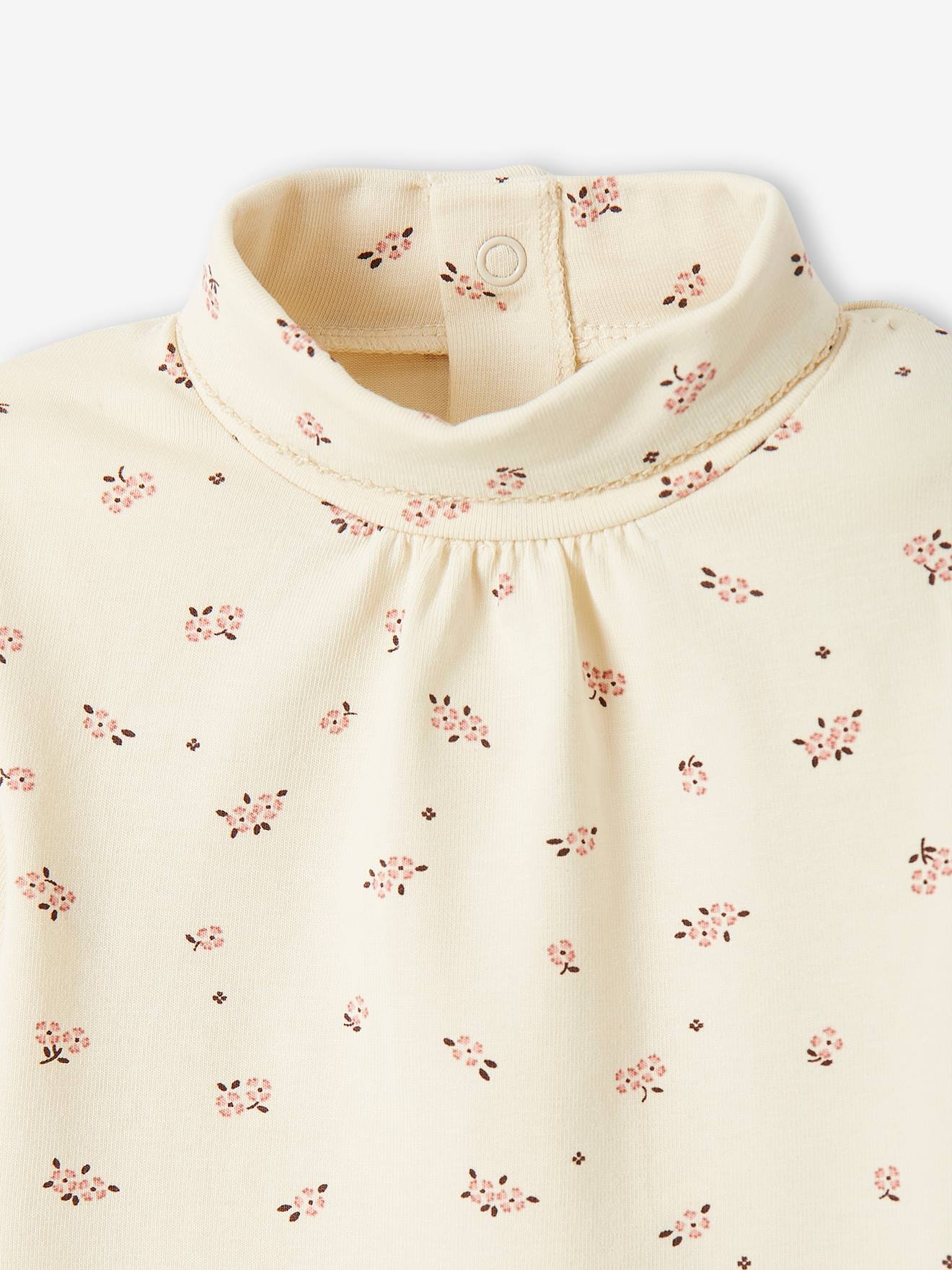 Vertbaudet 2er-Pack Baby Bodys, Langarm Oeko-Tex - rosa