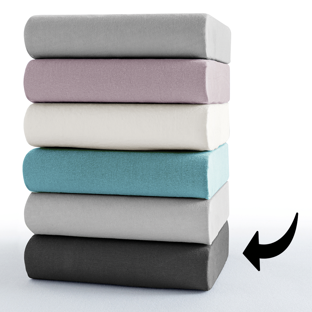 Kinzler Interlock Doppeljersey-Spannbetttuch - ca. 90 - 100 x 200 cm