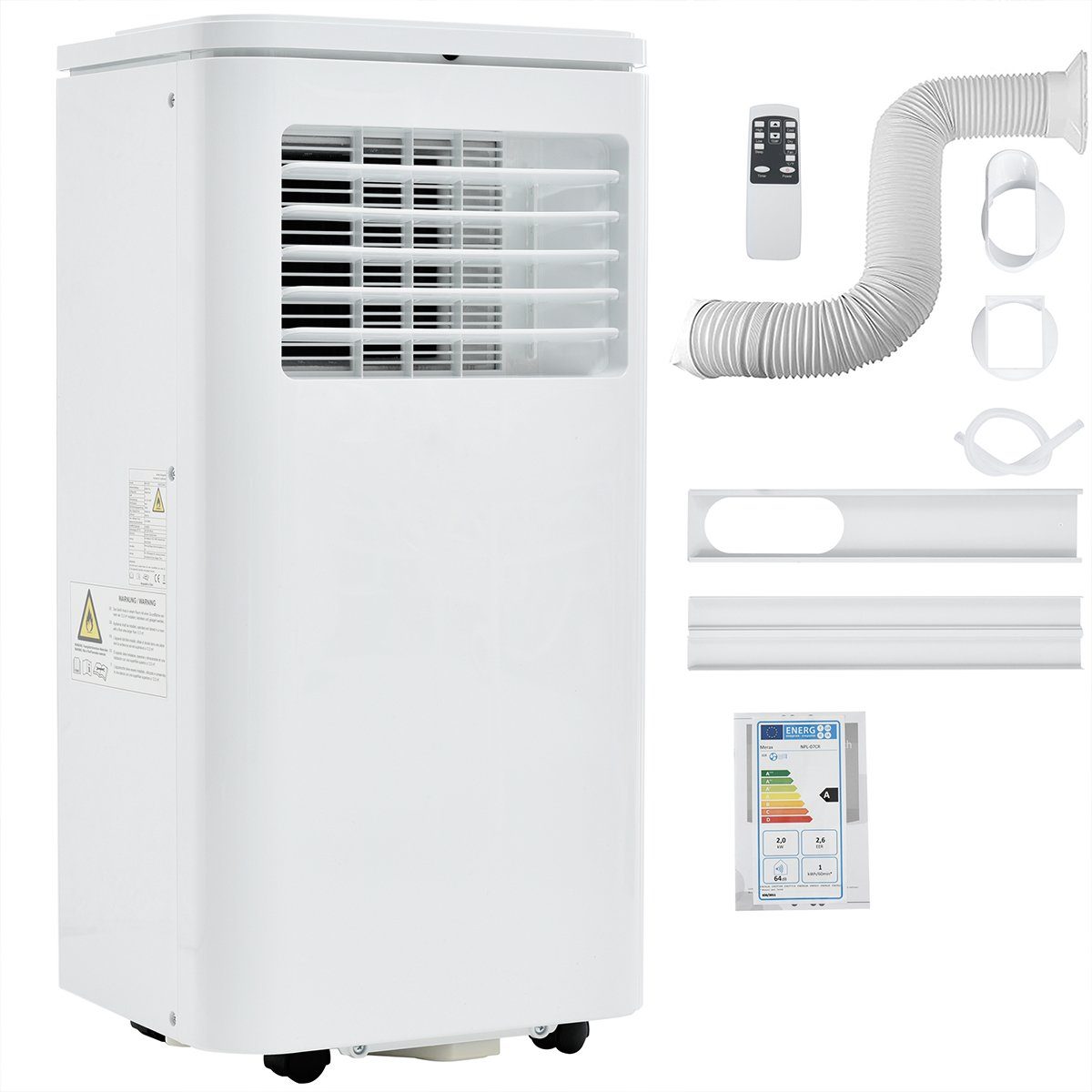 autolock Klimagerät Mobiles Klimagerät 9000 BTU/h 2,5KW Luftentfeuchter, Fernbedienung APP-Steuerung 3 Betriebsarten