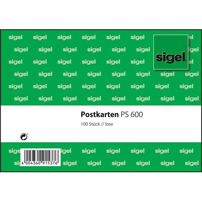 Sigel Postkarten lose PS600 DIN A6 100 Stück