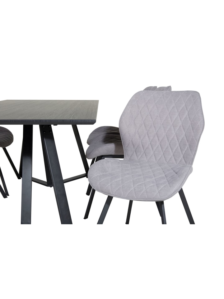ebuy24 Essgruppe Marina 34 (7-teilig) Grau 90 x 180 cm günstig kaufen onesize