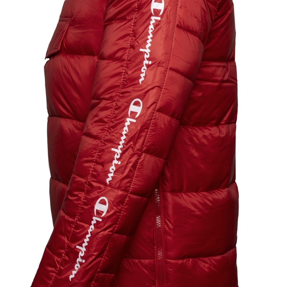 Champion Hooded Jacket Winterjacke rot