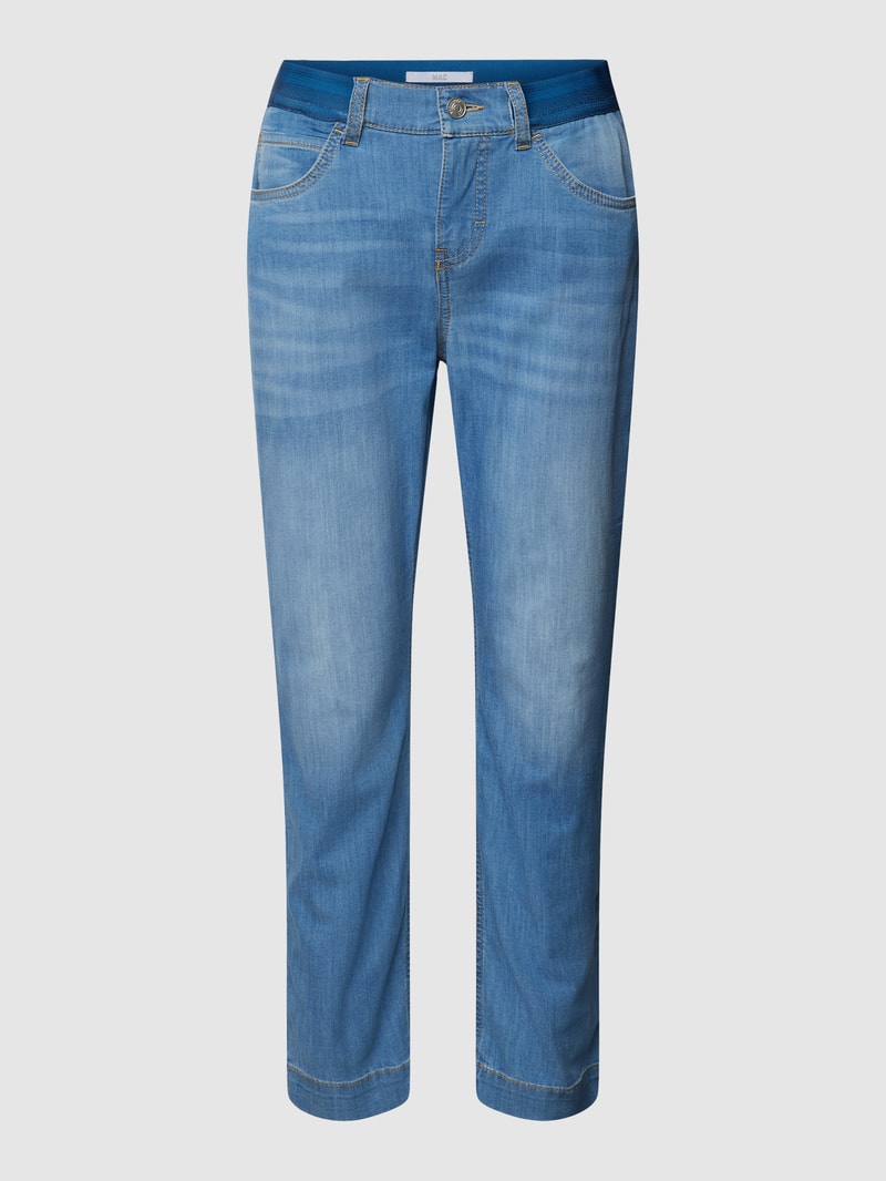 Slim Fit Jeans im 5-Pocket-Design in blau