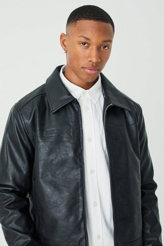 Bhm Camouflage PU Harrington-Jacke