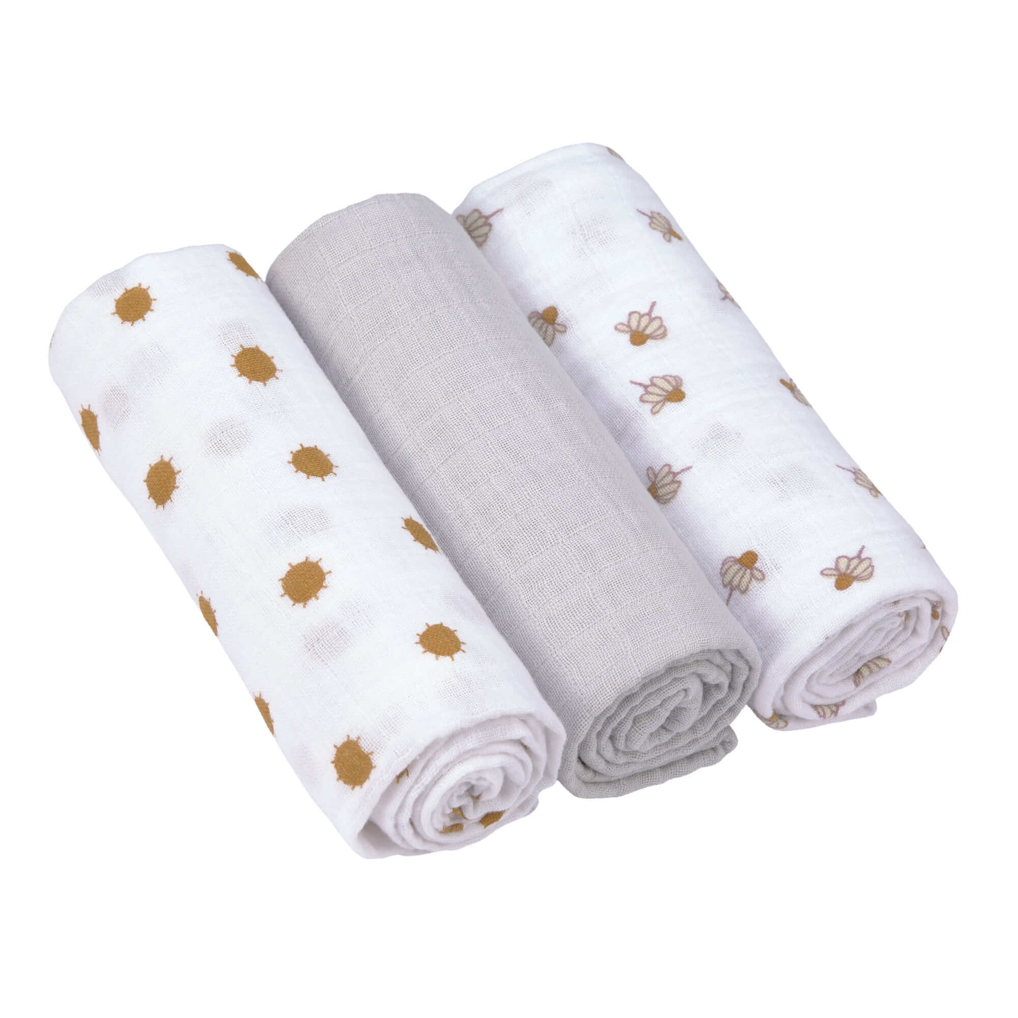 Mulltücher (3 Stk) - Swaddle & Burp Blanket L, Adventure Libelle
