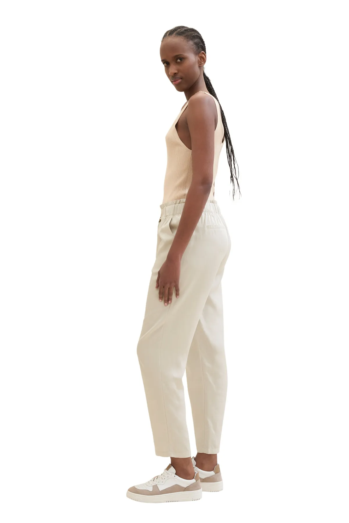 Tom Tailor Denim  Farbige Paperbag-Hose