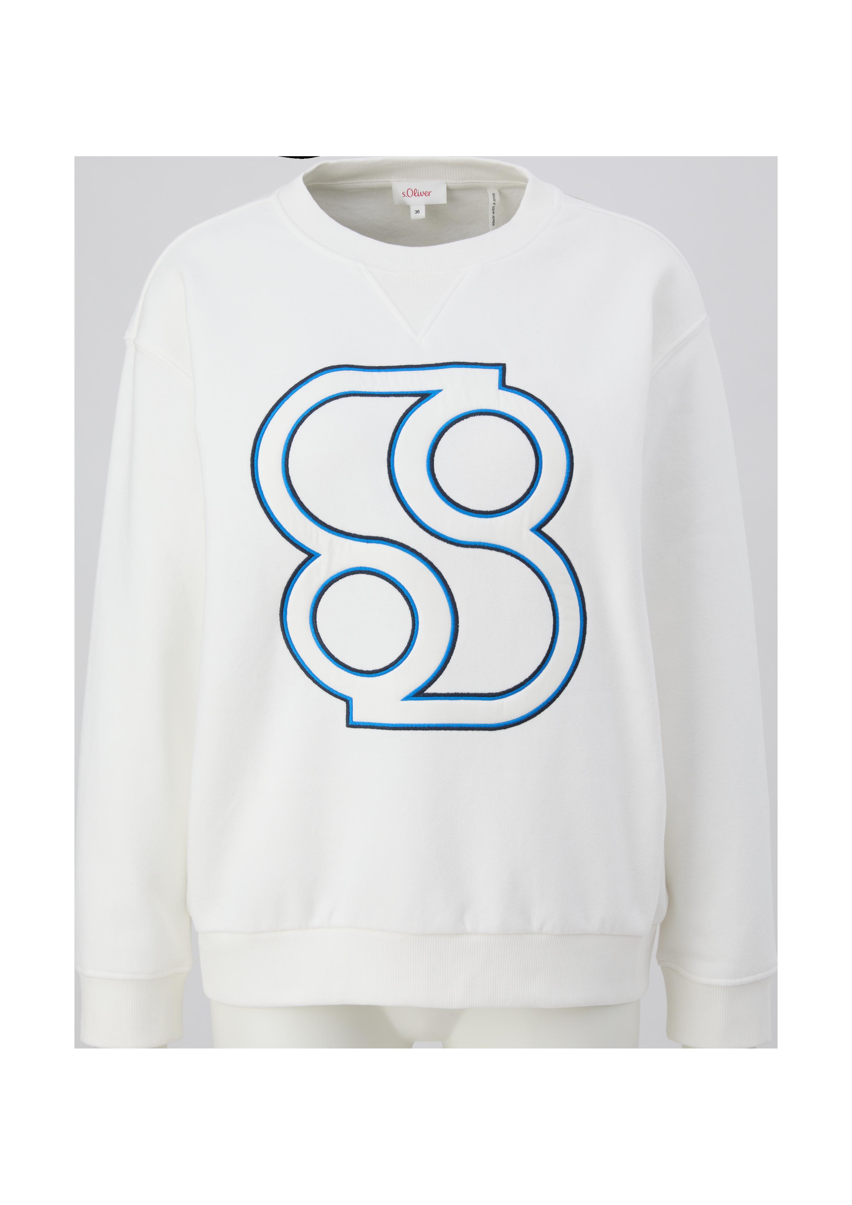 Sweatshirt mit Label-Stickerei  2126237-02D1