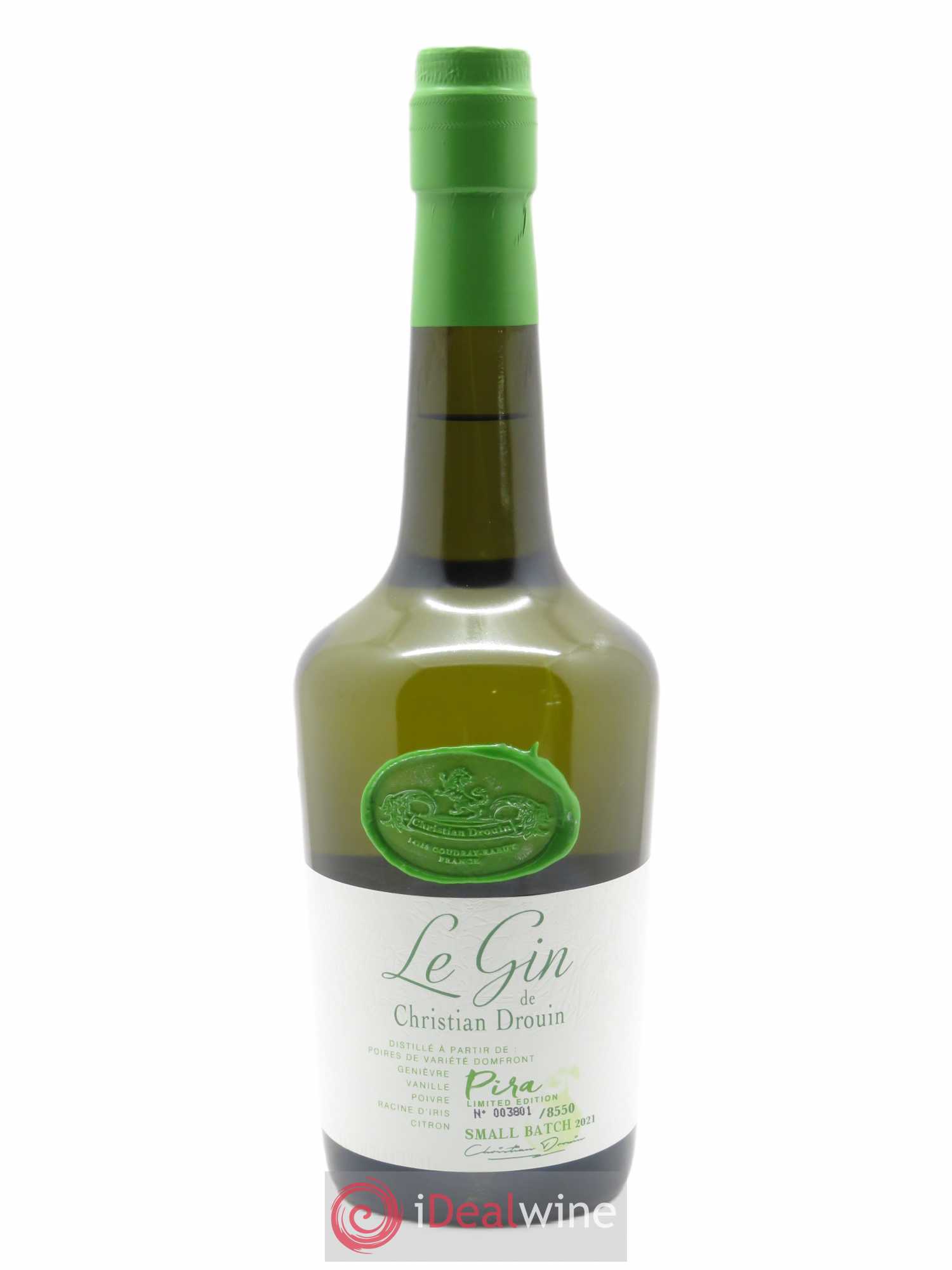Gin Pira Christian Drouin (70cl)  - Lot de 1 Bouteille