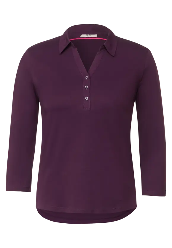CECIL Shirt mit Polokragen