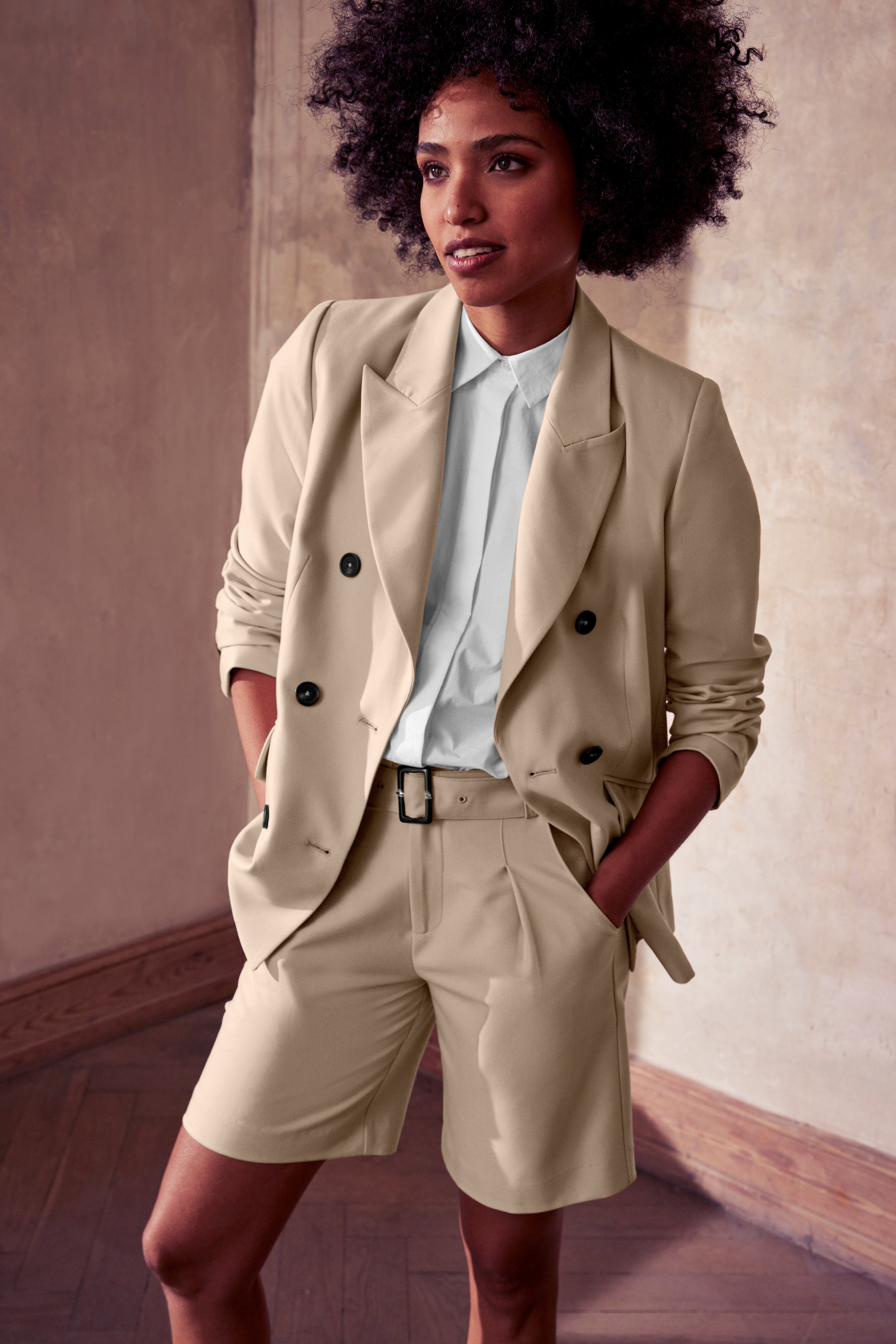 HECHTER PARIS Jackenblazer mit doppelter Knopfleiste