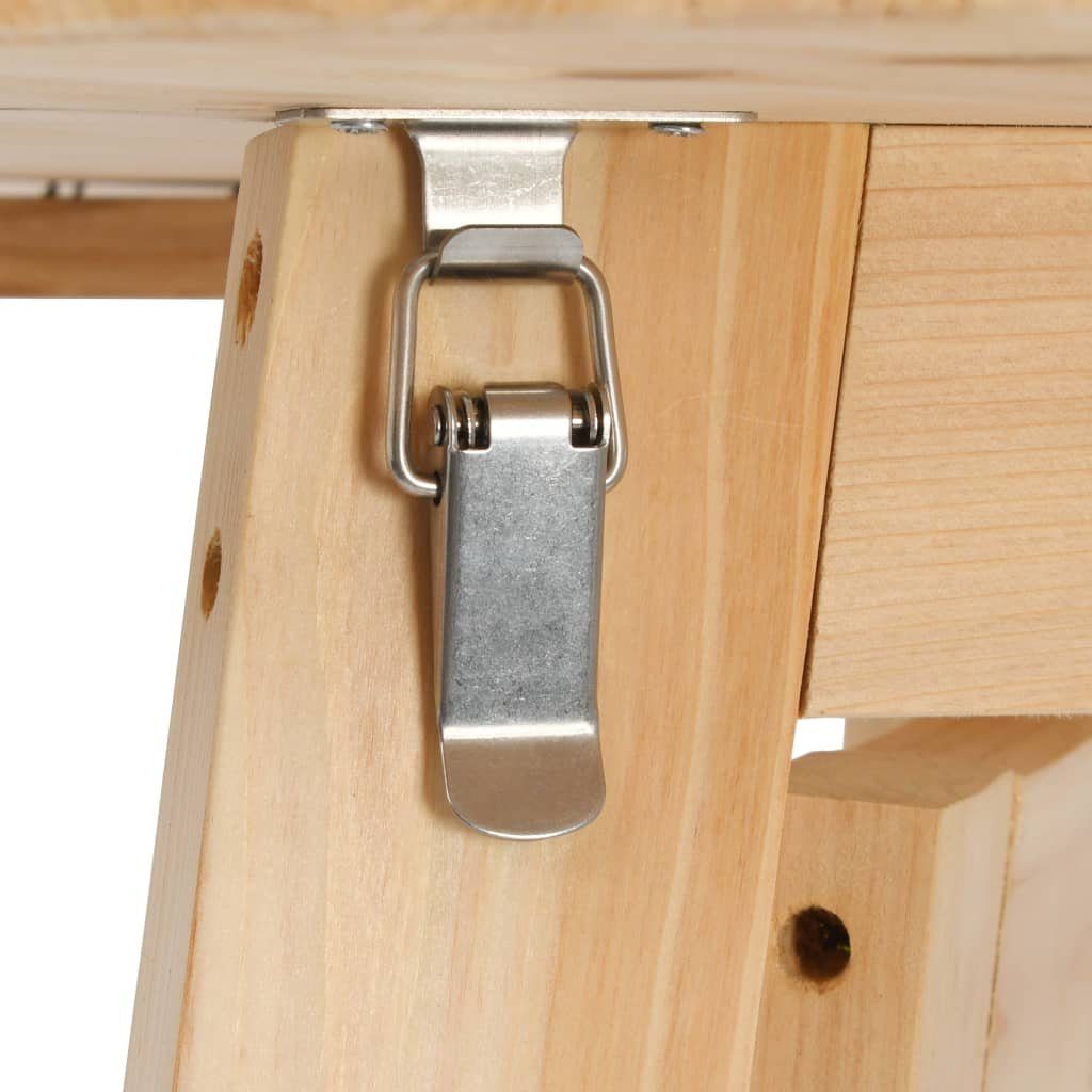 vidaXL Klapptisch Klappbarer Bartisch 78 cm Tannenholz