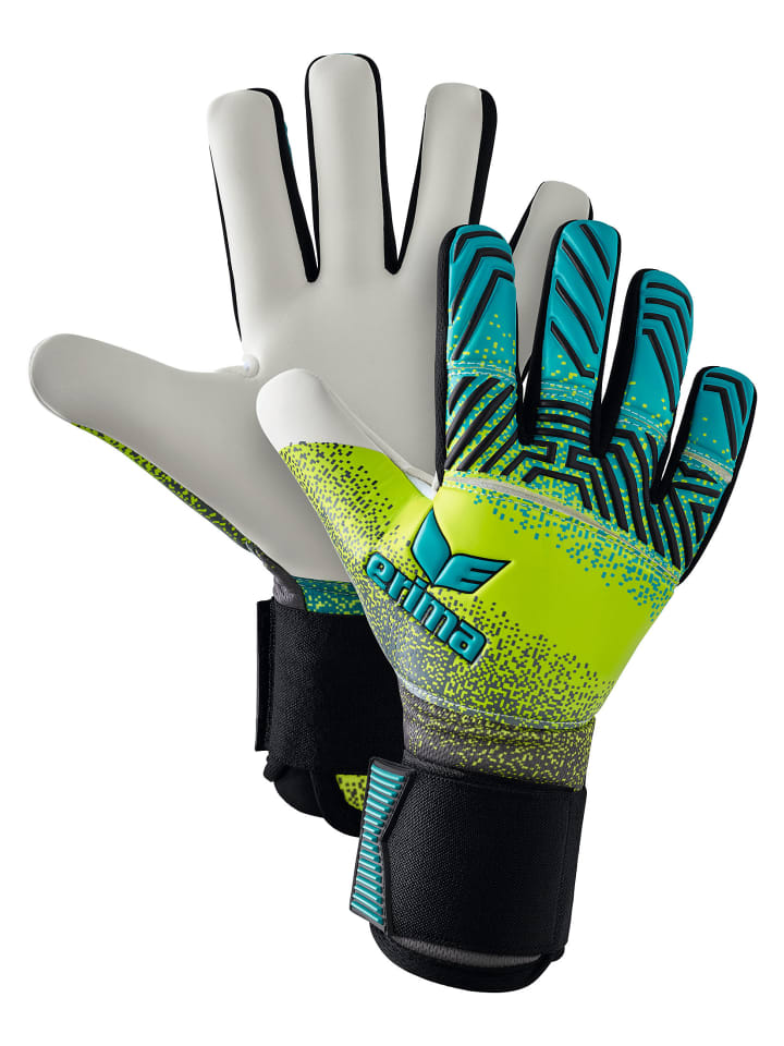 erima Flex Rd Robusto Torwarthandschuhe in petrol/lime/schwarz günstig kaufen