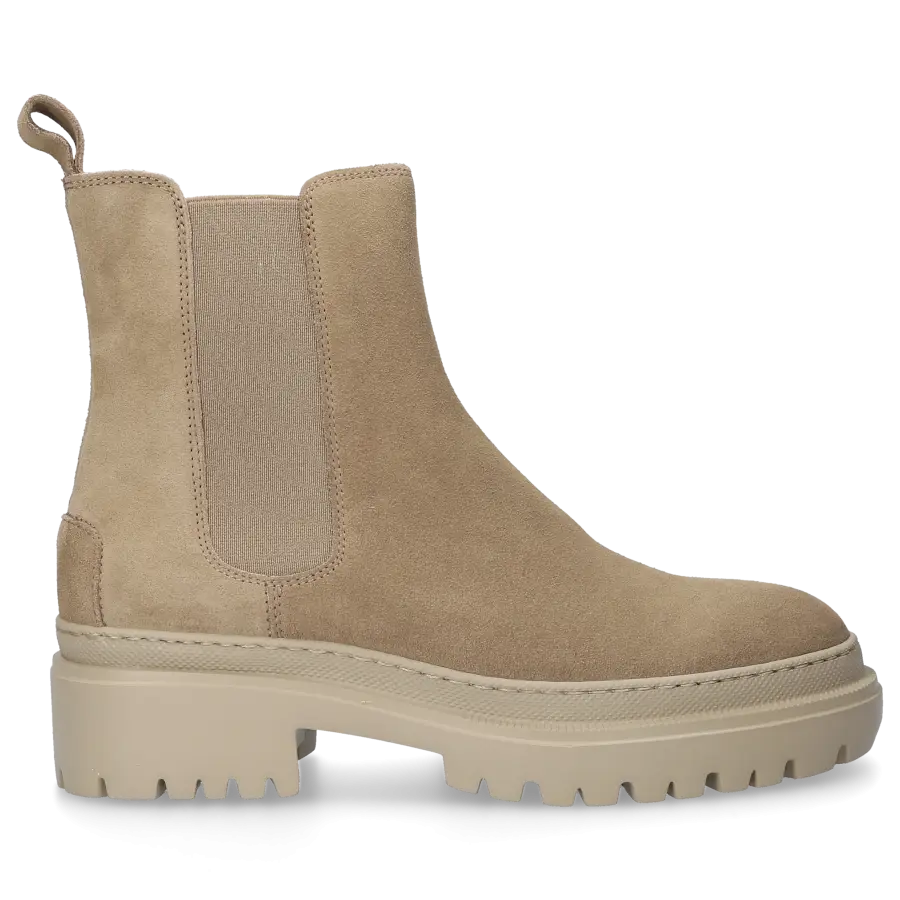EN AVANT - Chelsea Boots D0600003/581 Veloursleder - beige