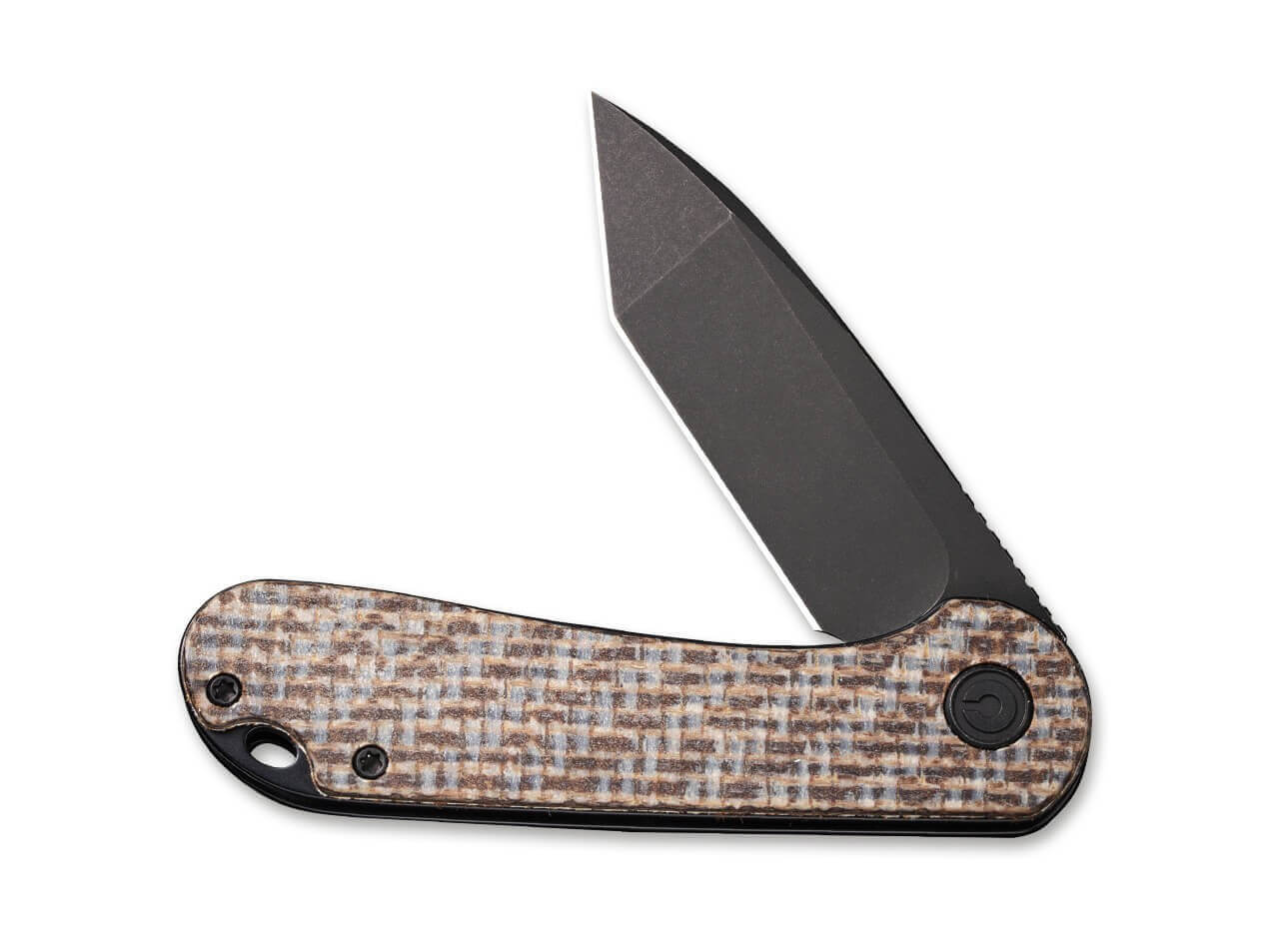 Elementum Micarta Brown Tanto