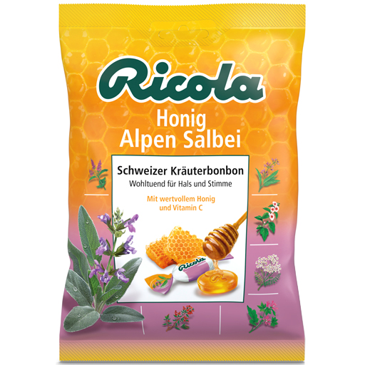 RICOLA m.Z.Beutel Honig Alpen Salbei Bonbons  75 g  Bonbons