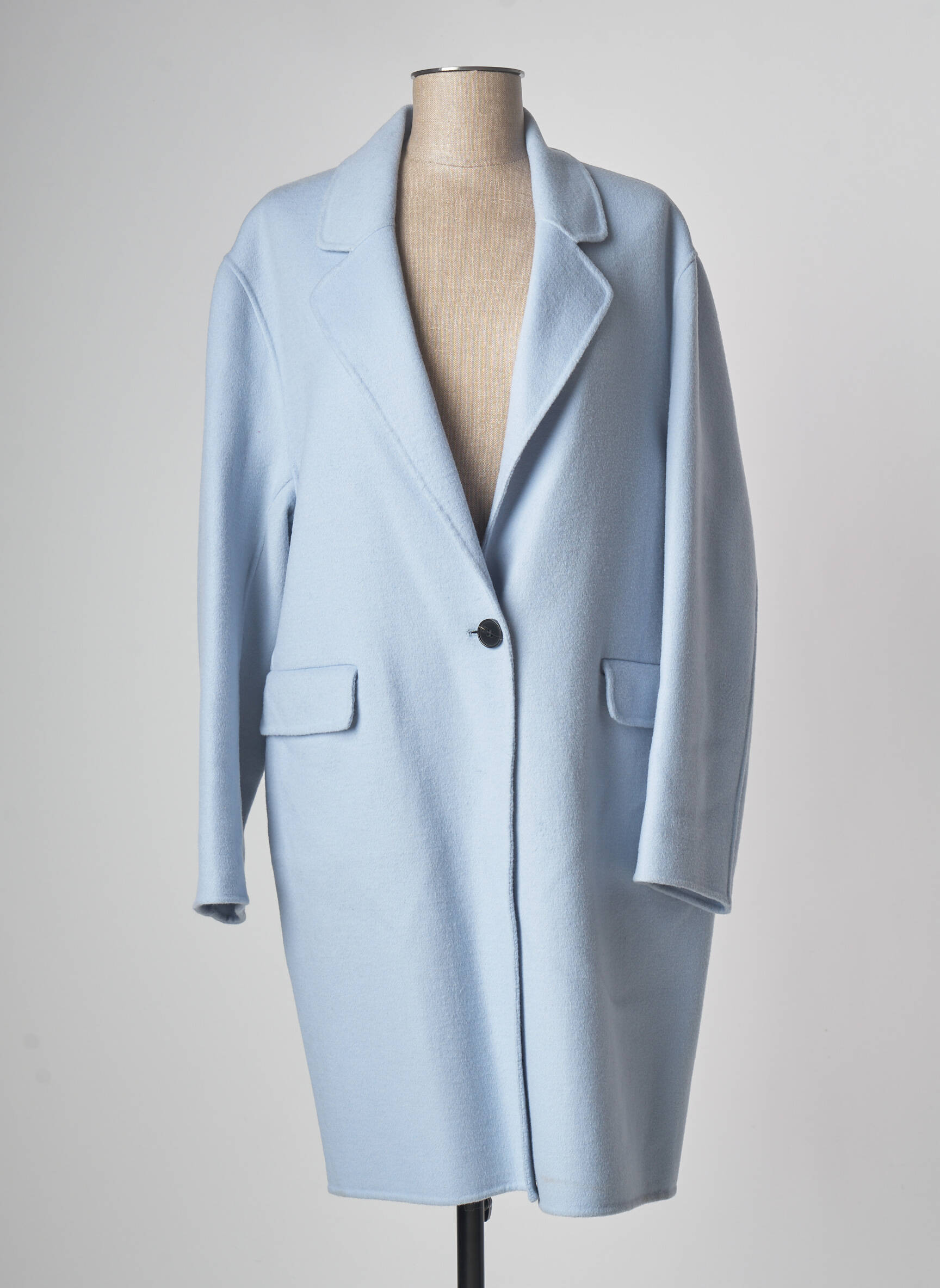 Devernois Manteaux Longs Femme couleur bleu