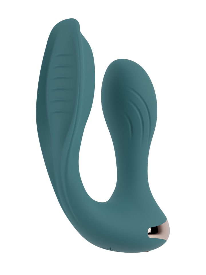 Sweet Smile Vibrator RC Hands-free Vibrator in türkis günstig kaufen 10,8 cm