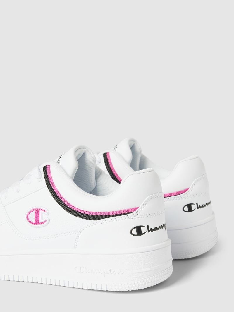 Sneaker mit Label-Details Modell 'Rebound low' in weiß