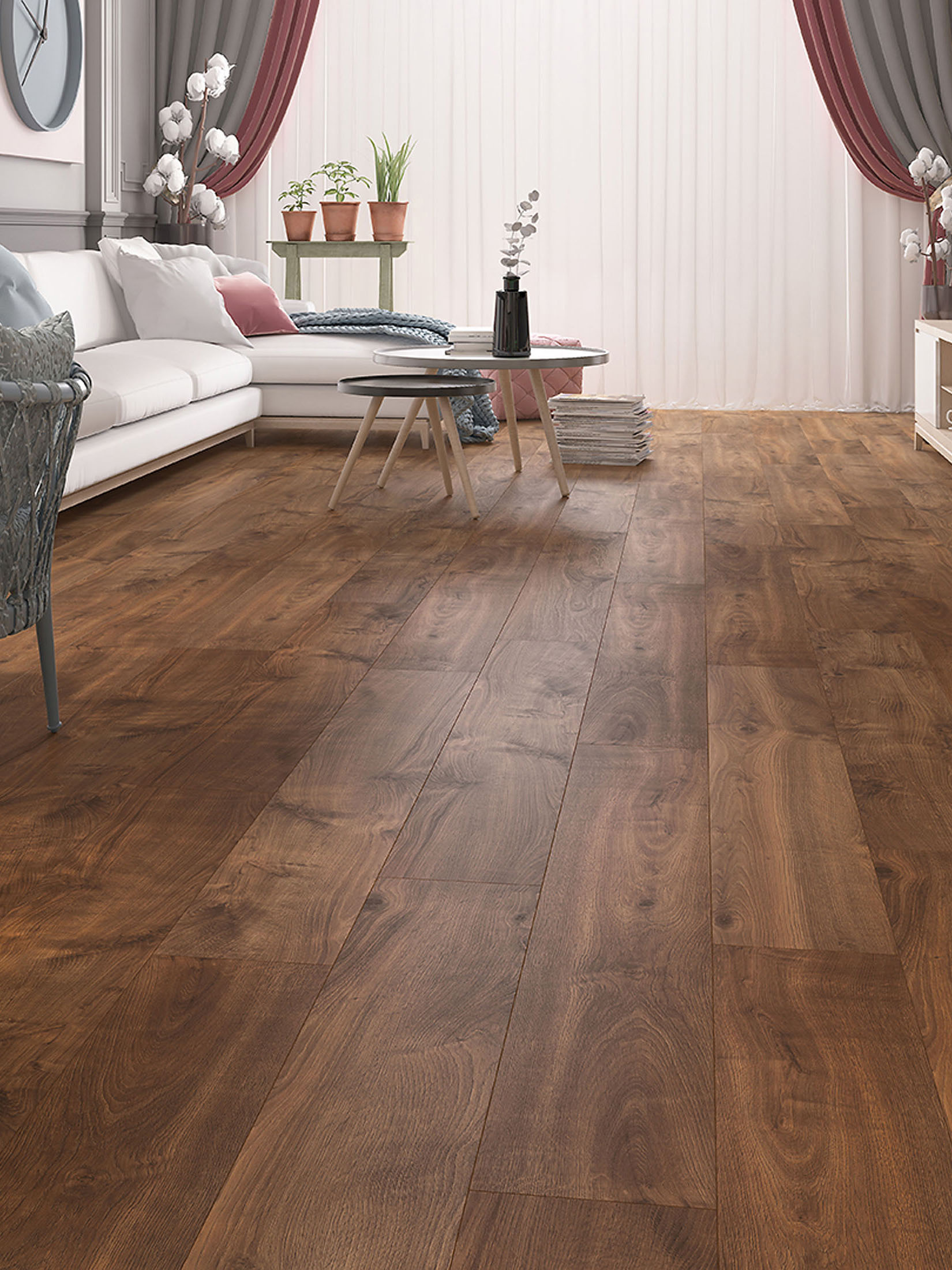 Toscana Klick-Laminat, Eiche Tabak 62248