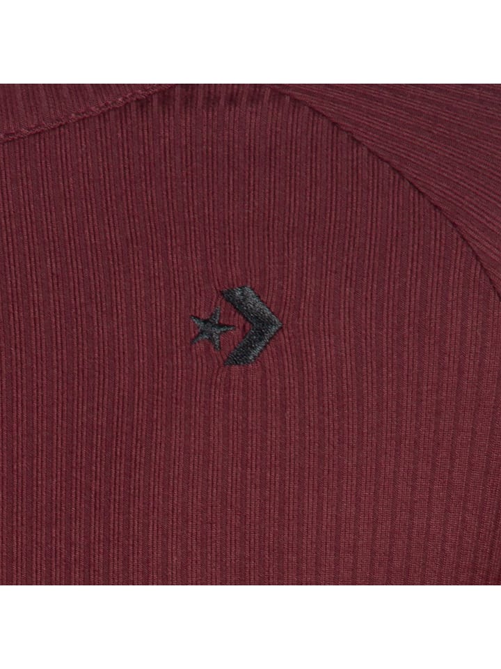Converse Longsleeve in Dunkelrot günstig kaufen