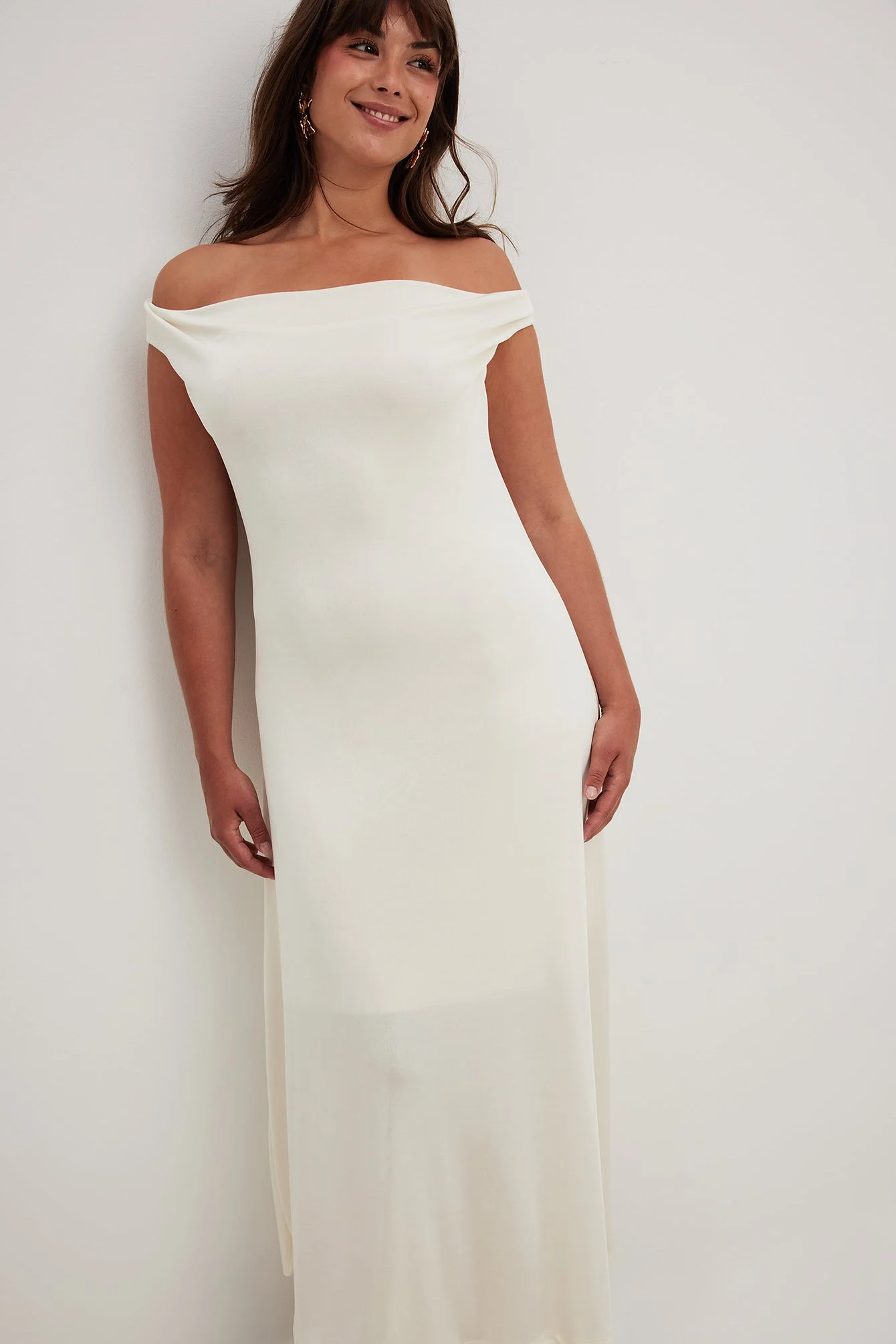 Maxikleid ohne Schultern