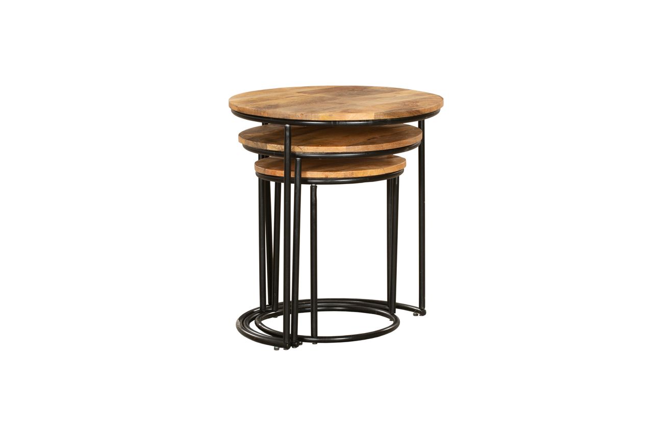 INTERIA Home&Living Beistelltisch MADURAI,3er-Set