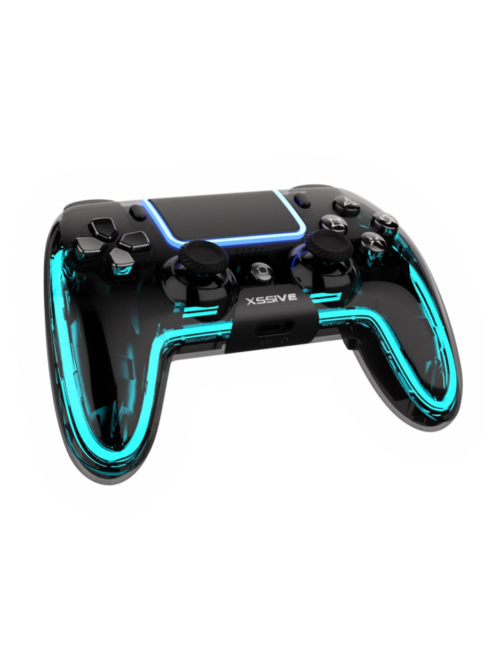 COFI 1453 RGB Wireless Controller für PS4 - Schwarz in Schwarz günstig kaufen onesize
