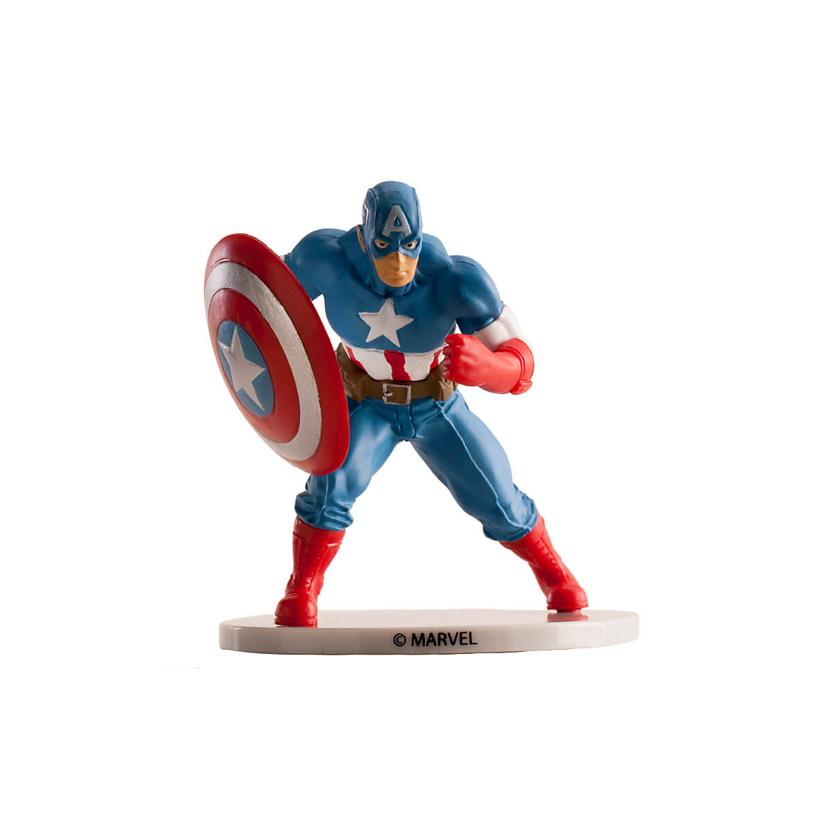 Tortendeko Figur Captain America von den Avengers, 8,5cm