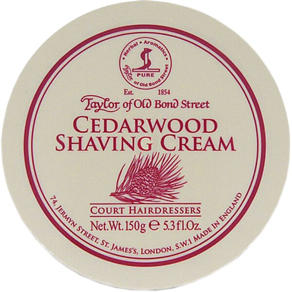 Taylor of Old Bond Street Cedarwood Shaving Cream Rasiercreme