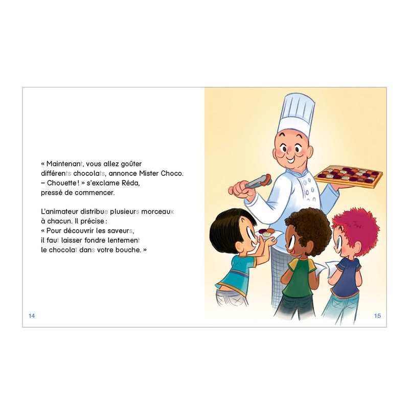 Livre Je suis en cp, à la chocolaterie - Flammarion