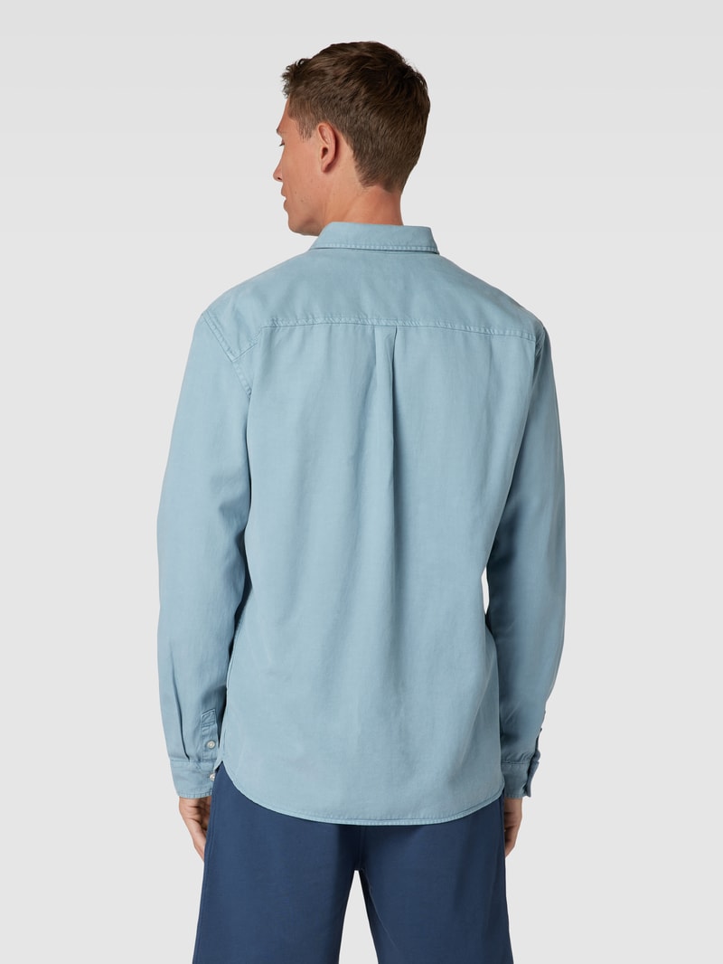 Freizeithemd im Denim-Look in rauchblau