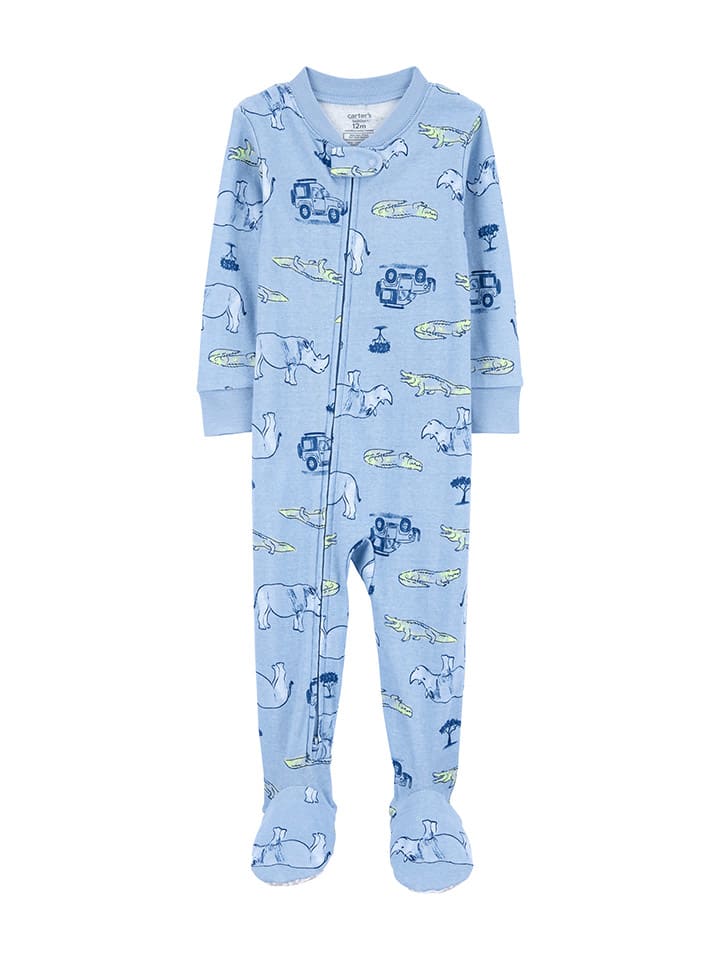 carter's Strampler in Hellblau günstig kaufen