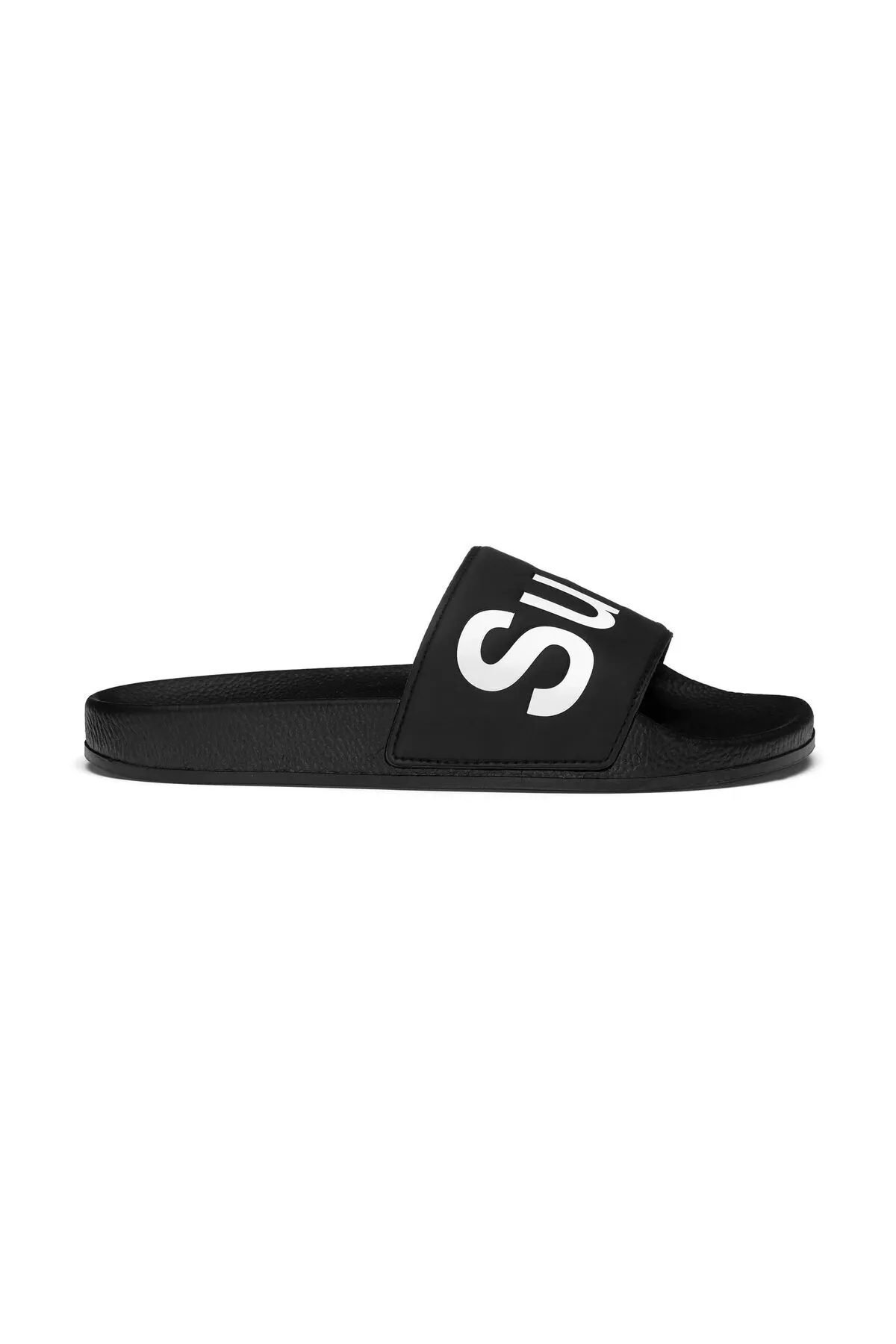 Superga  1908 Modell Polysoft Unisex Schwarz-Weiß Slides Hausschuhe