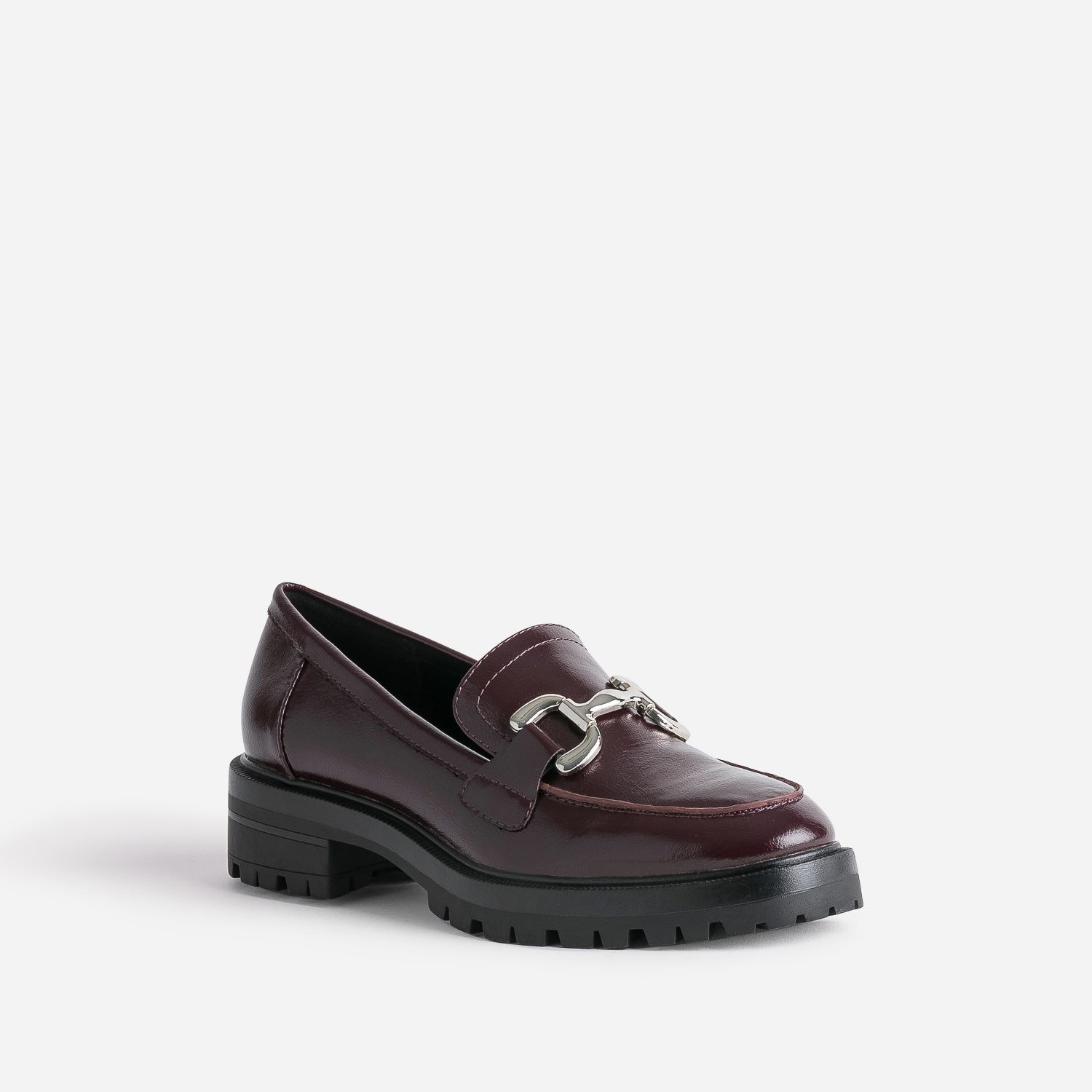 Mocassin TEXTO bordeaux à maxi mors