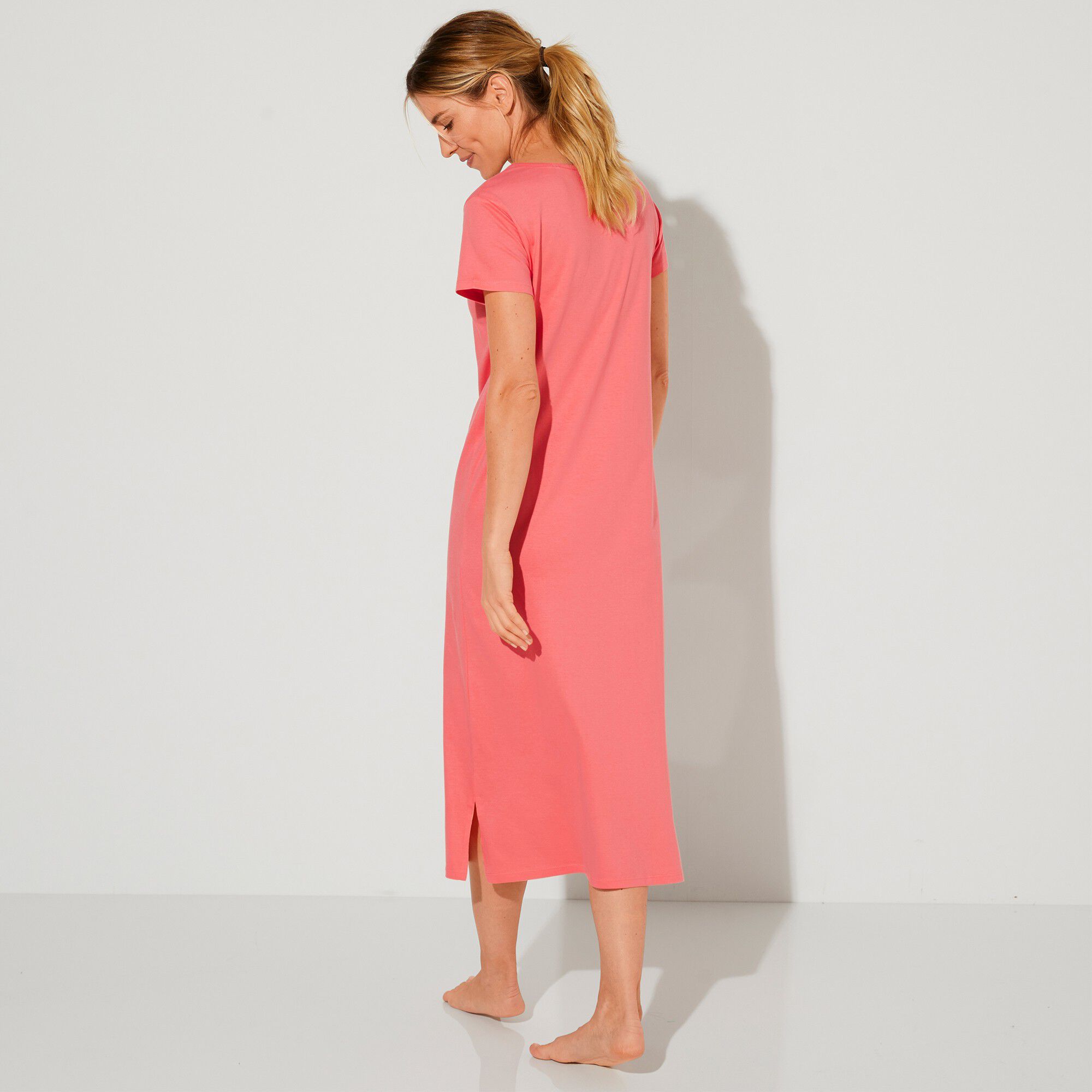 Chemise de nuit longue imprimé 