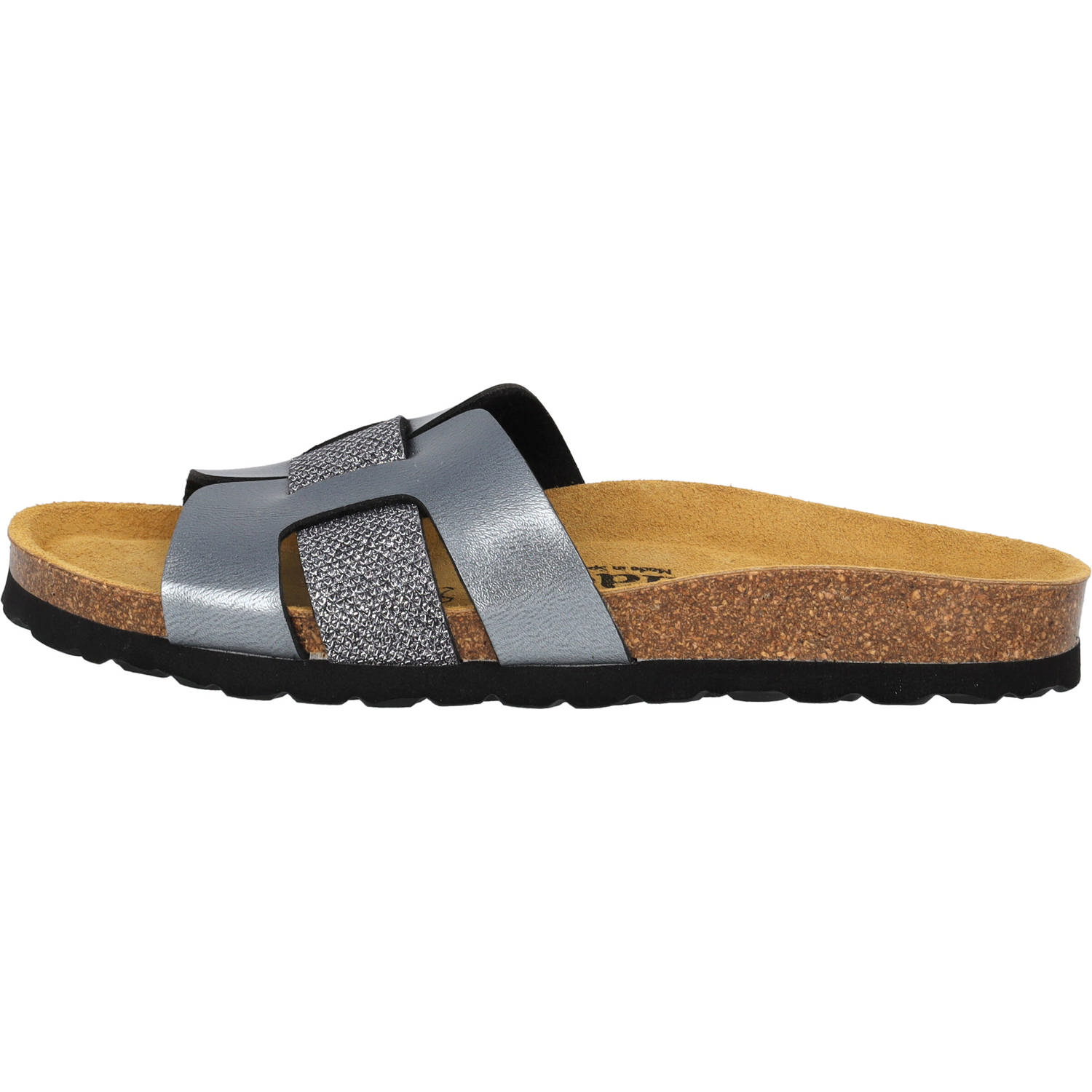 Palado Crisui, Pantoletten, Damen, Grau Metallic